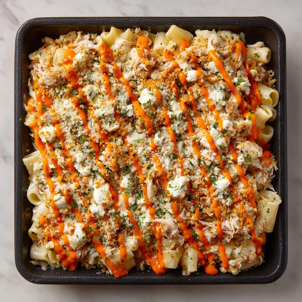 Smoked Buffalo Chicken Pasta Recipe - Recipe Image