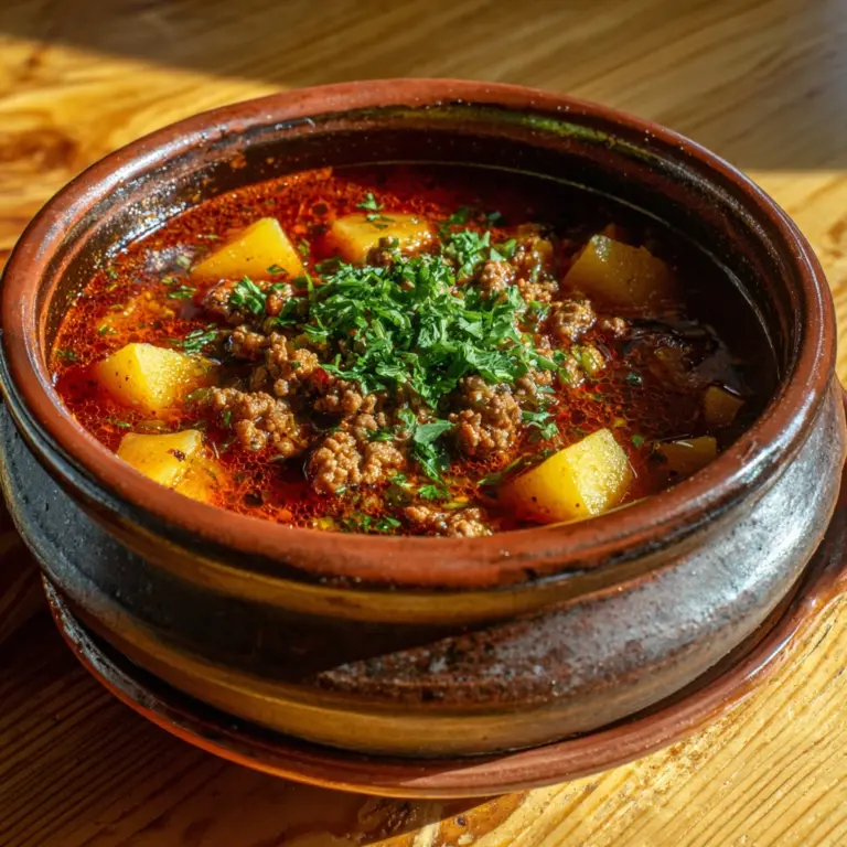 Ground Beef Enchilada Soup Recipe