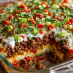 Southern Five-Layer Beef Casserole Recipe