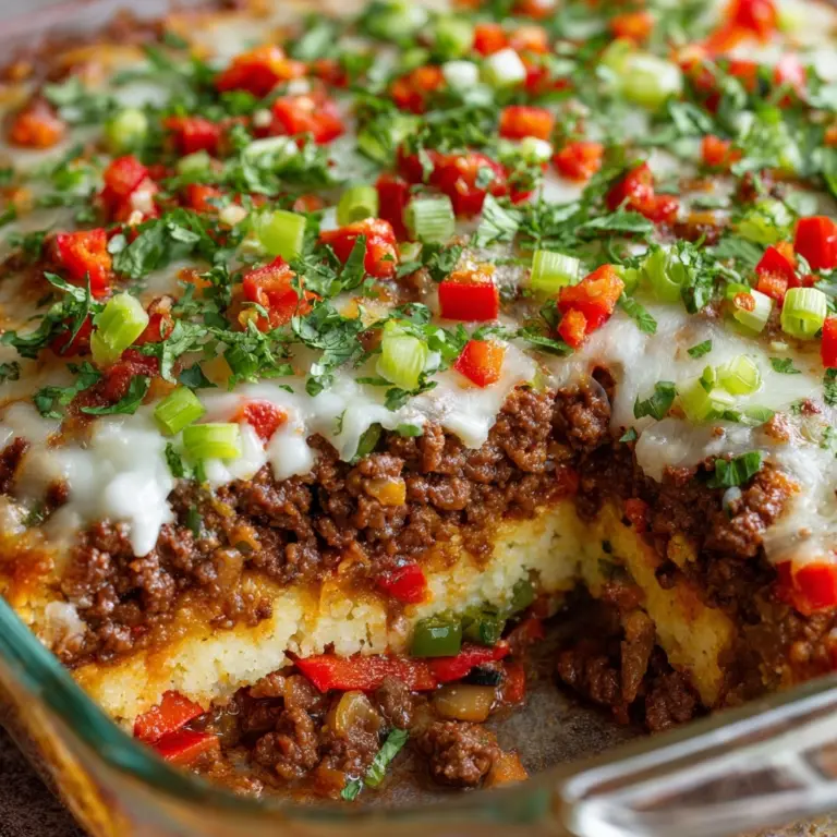 Southern Five-Layer Beef Casserole Recipe