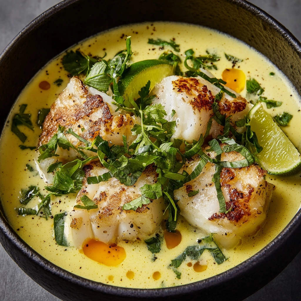 Coconut Lime Fish Soup Recipe - Recipe Image