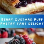 Berry Custard Puff Pastry Tart Recipe
