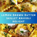 Brown Butter and Lemon Toasted Skillet Ravioli Recipe