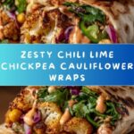 Chili Lime Chickpea Cauliflower Wrap Recipe