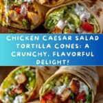 Chicken Caesar Salad Tortilla Cones: A Fun, Flavorful Twist on a Classic Recipe