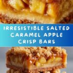 Salted Caramel Apple Crisp Bars Recipe