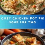 Small Batch Chicken Pot Pie Soup for Two Recipe