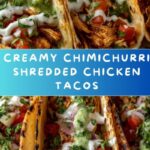 Shredded Chicken Tacos with Creamy Chimichurri Sauce Recipe