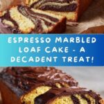 Espresso Marbled Loaf Cake Recipe