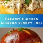 Chicken Alfredo Sloppy Joes Recipe