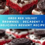 Cookies & Cream Red Velvet Brownies Recipe