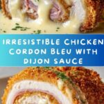 Crispy and Creamy Chicken Cordon Bleu with Dijon Sauce: The Ultimate Recipe