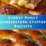 Philly Cheesesteak Stuffed Biscuits Recipe