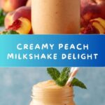 Peach Milkshake Recipe