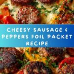 Foil Packet Cheesy Sausage and Peppers Recipe