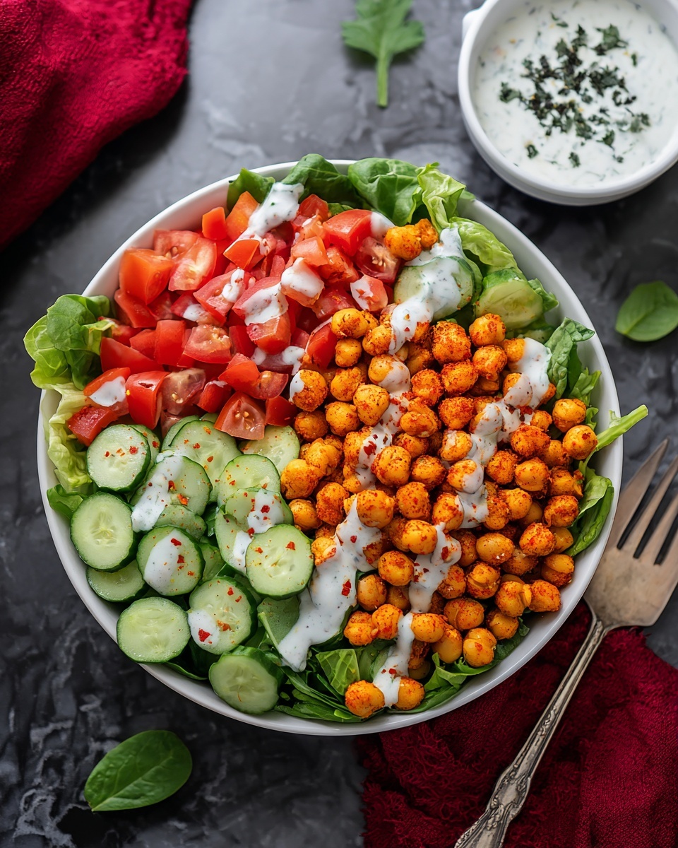 Buffalo Chickpea Salad Recipe - Recipe Image