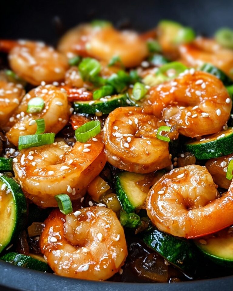 Shrimp and Zucchini Stir Fry with Homemade Teriyaki Recipe