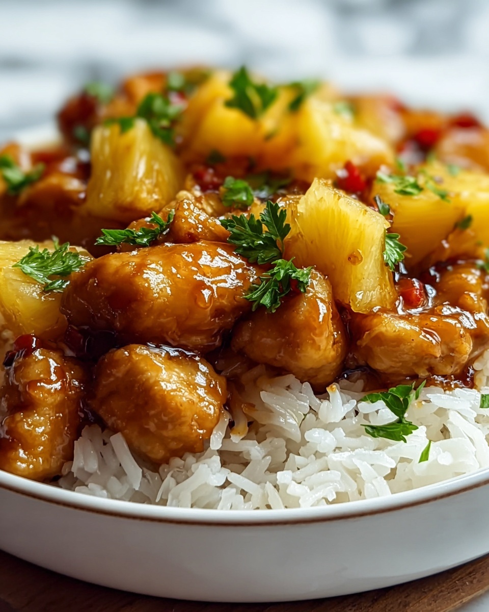 Pineapple Chicken and Rice Recipe - Recipe Image