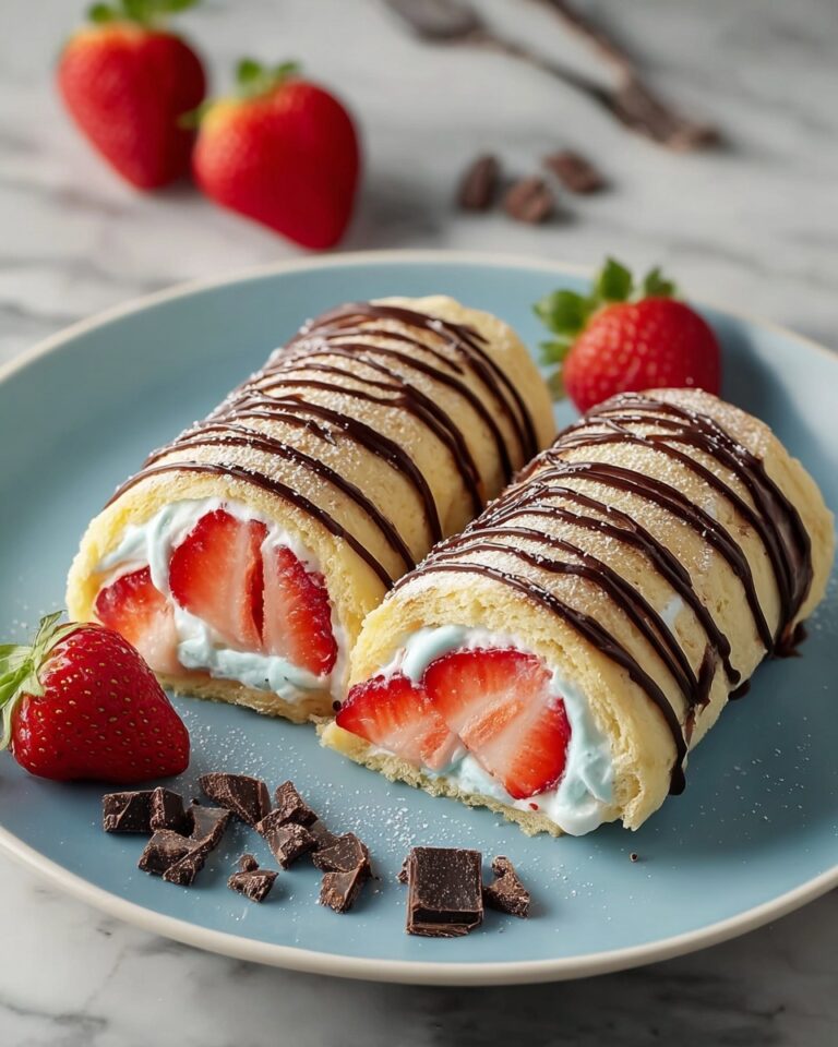 Strawberry Cream Rolls Recipe