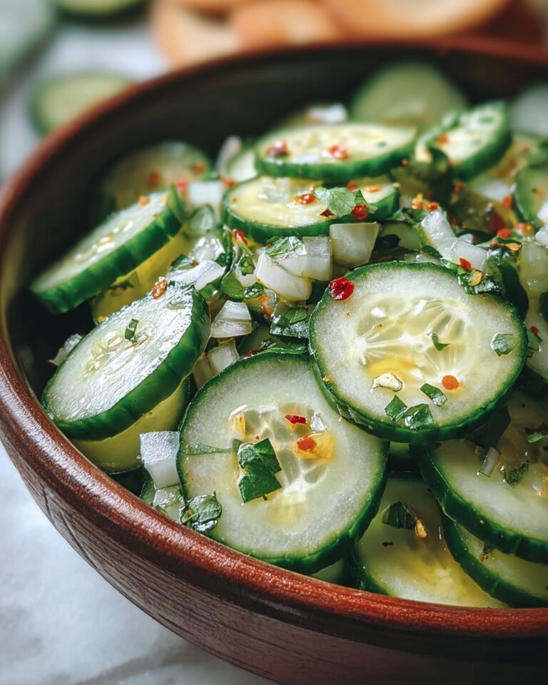 Mexican-Style Cucumbers Recipe