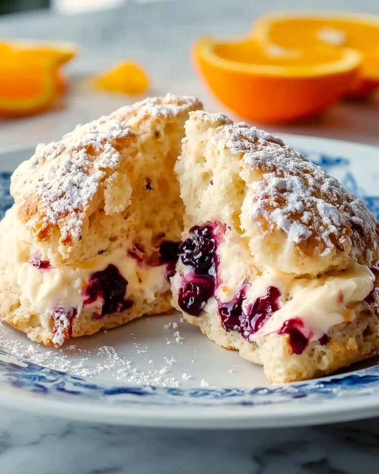 Cranberry Orange Sour Cream Scones Recipe