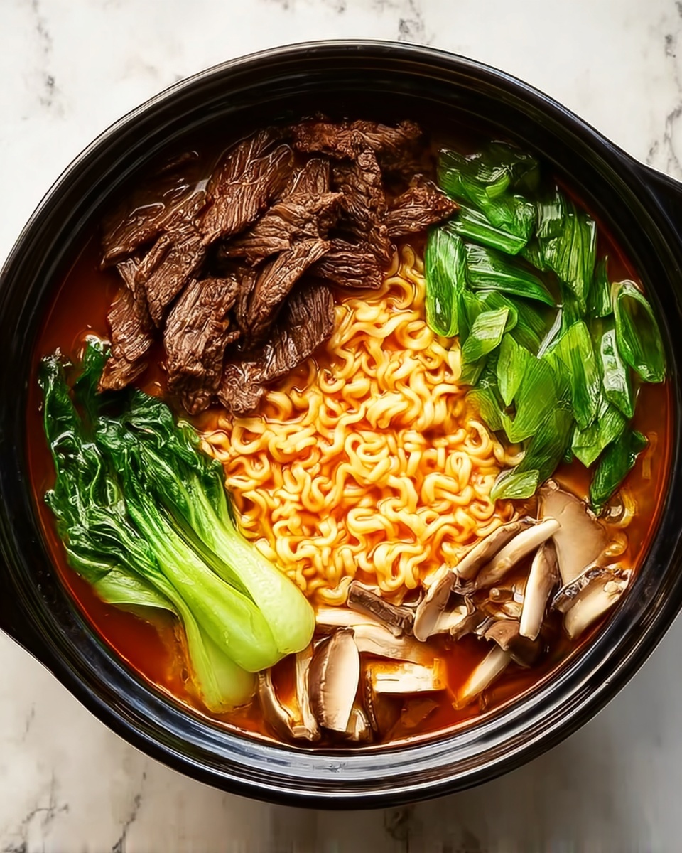 Slow Cooker Curry Ramen with Beef Recipe - Recipe Image