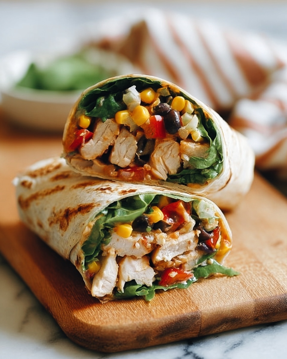 Southwest Chicken Wrap Recipe - Recipe Image