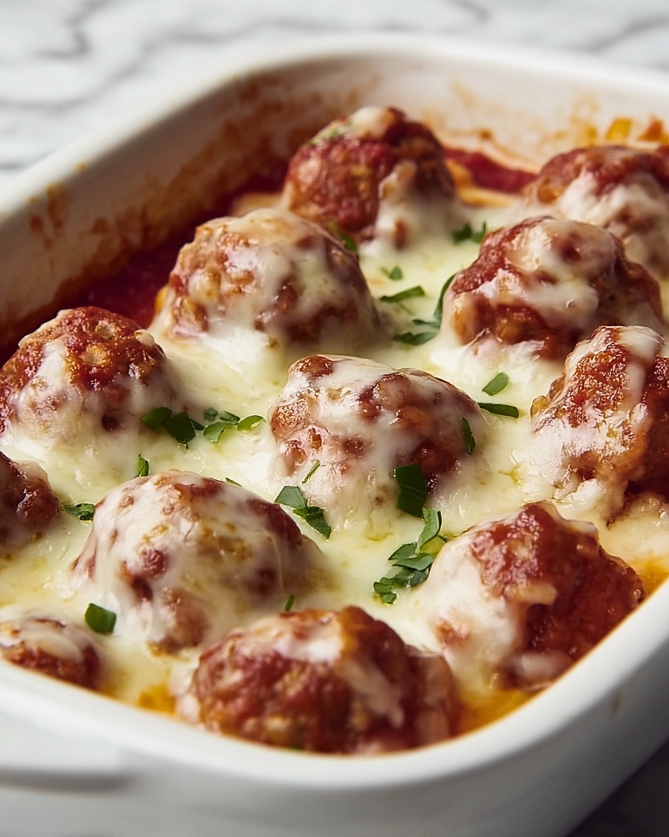 Meatball Sub Casserole Recipe - Recipe Image