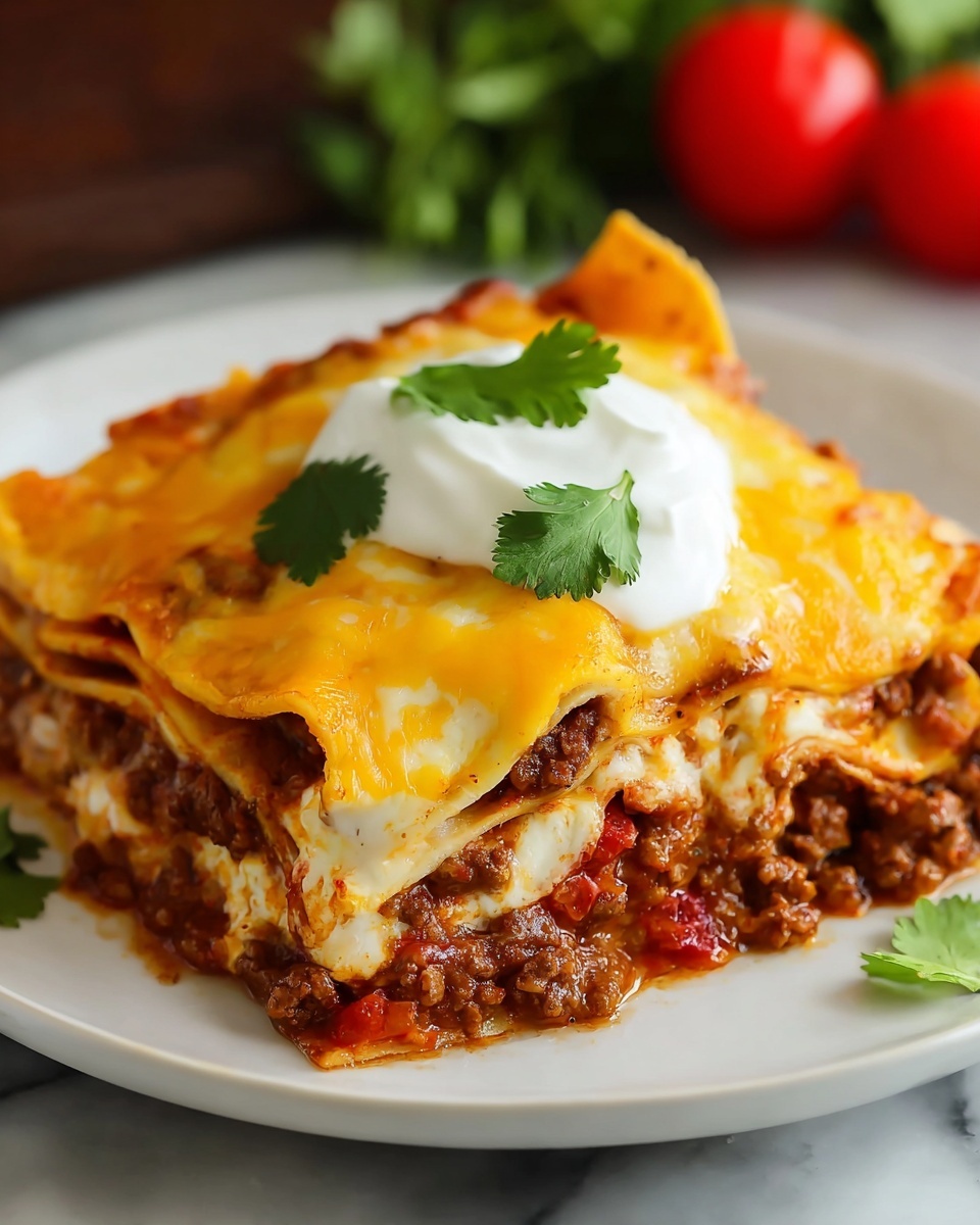 Tortilla Chip Enchiladas Recipe - Recipe Image