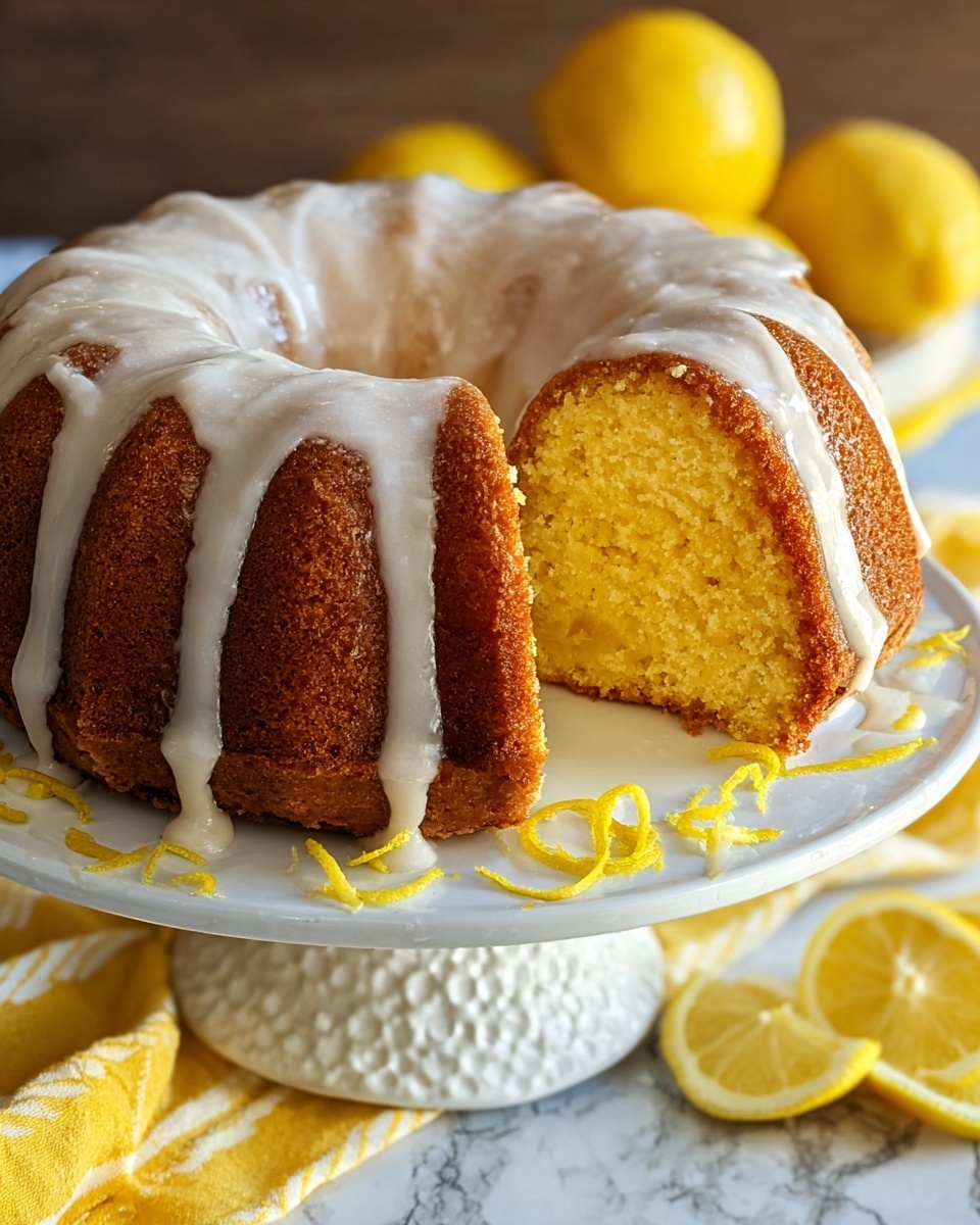 Italian Lemon Pound Cake Recipe - Recipe Image