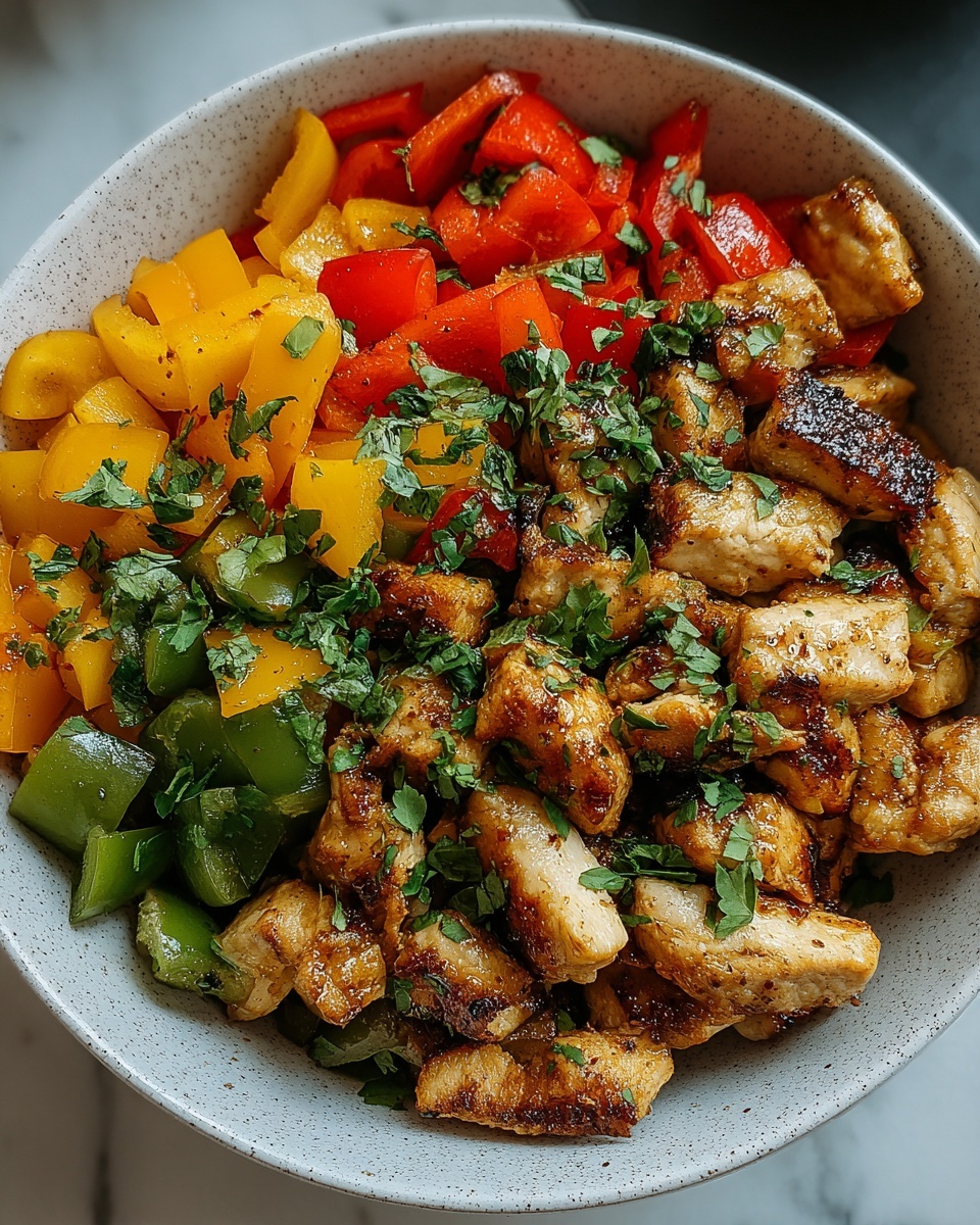 Jalapeño Chicken with Bell Peppers Recipe - Recipe Image