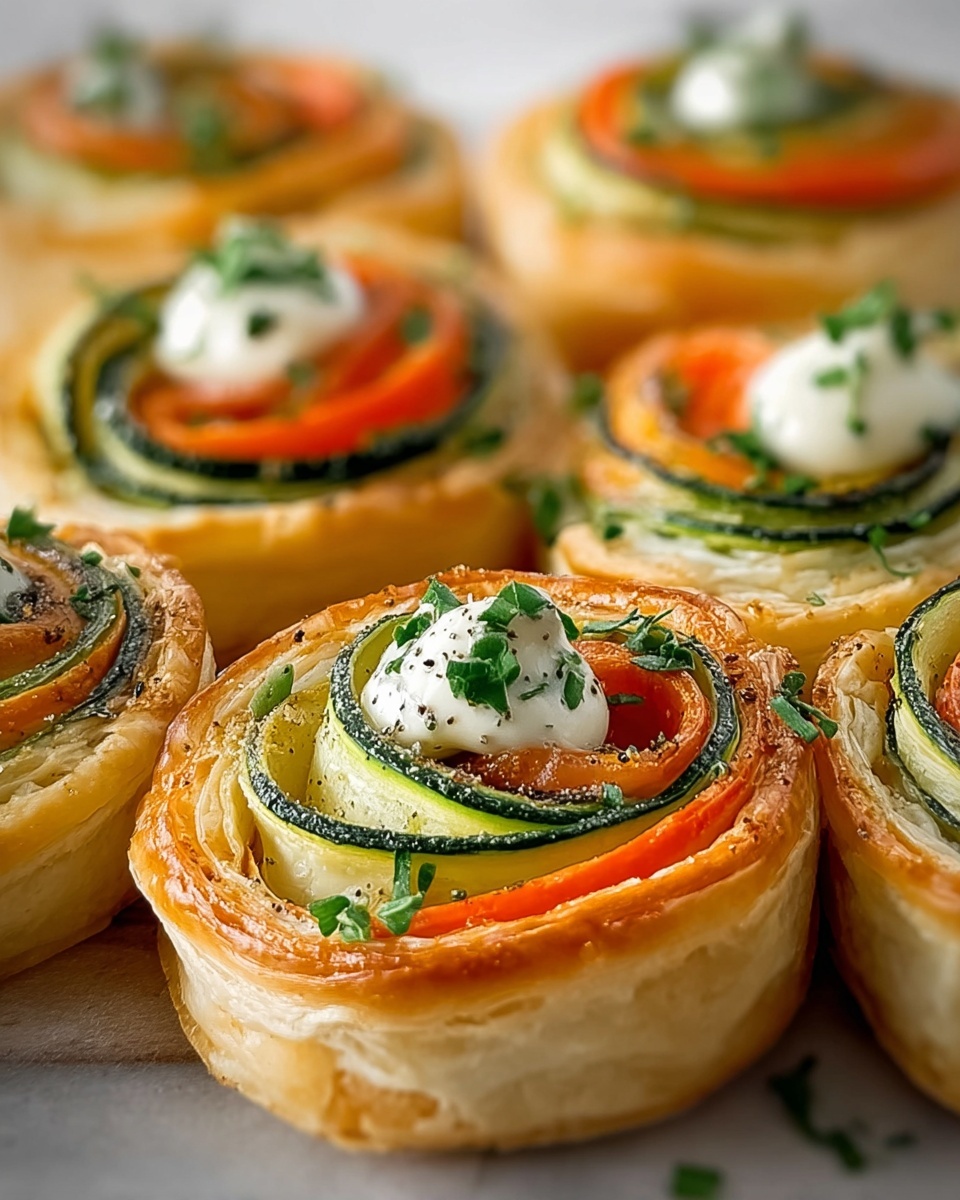 Veggie Pinwheels with Cream Cheese Recipe - Recipe Image