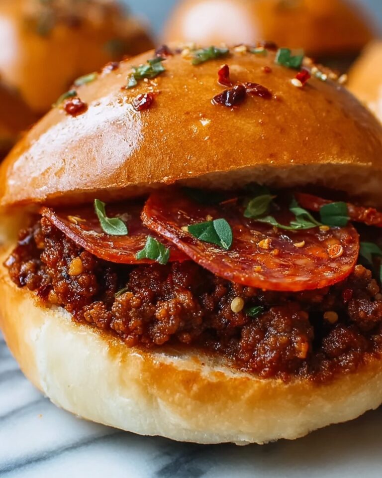Pepperoni Pizza Sloppy Joes Recipe