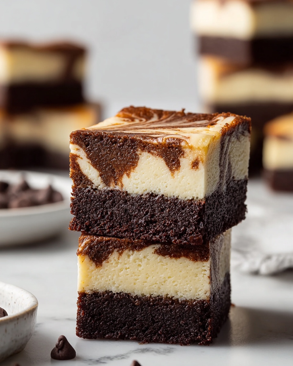 Brownie Bottom Cookie Dough Cheesecake Bars Recipe - Recipe Image
