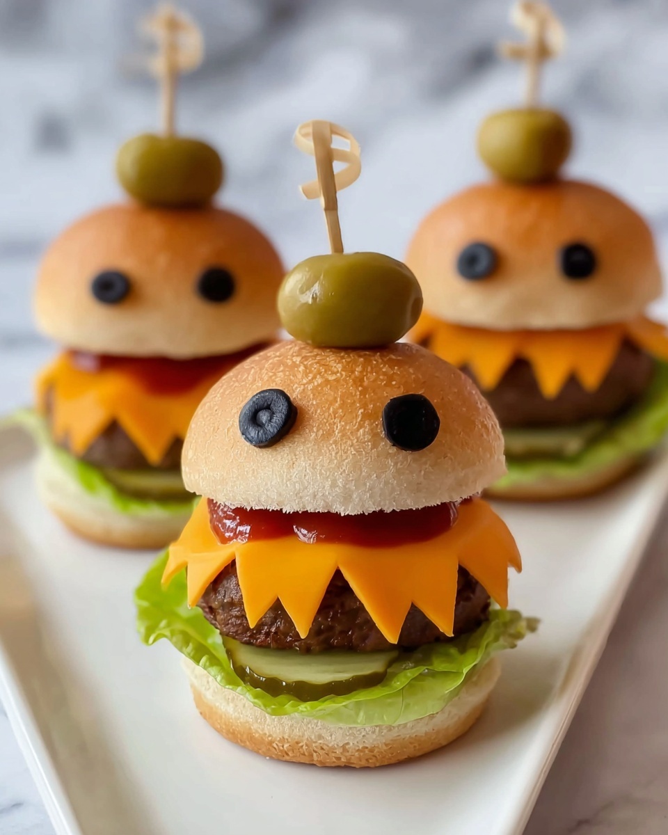 Halloween Burgers Recipe - Recipe Image