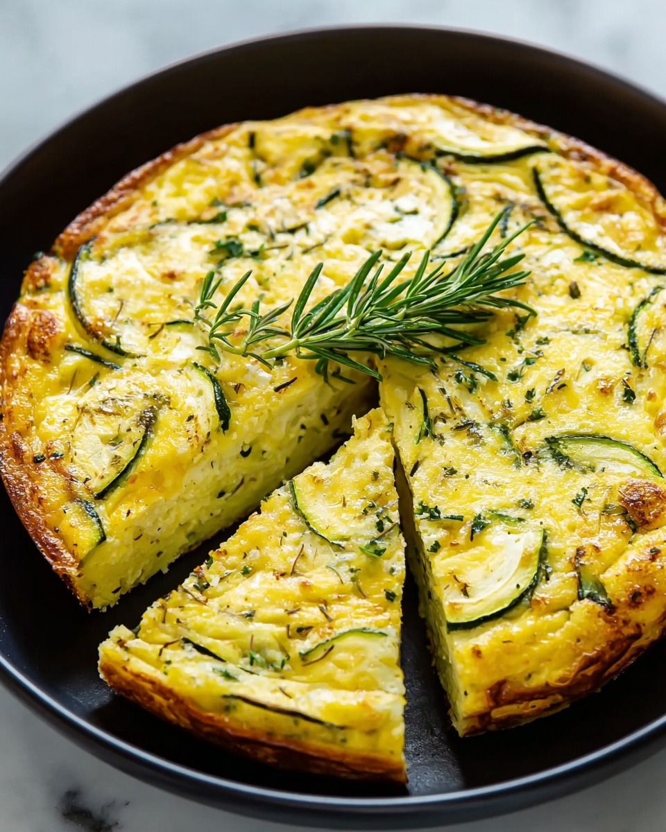 Zucchini & Cheddar Frittata Recipe - Recipe Image