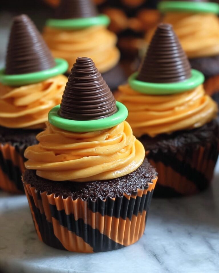 Spooky Witch Hat Cupcakes Delight Recipe