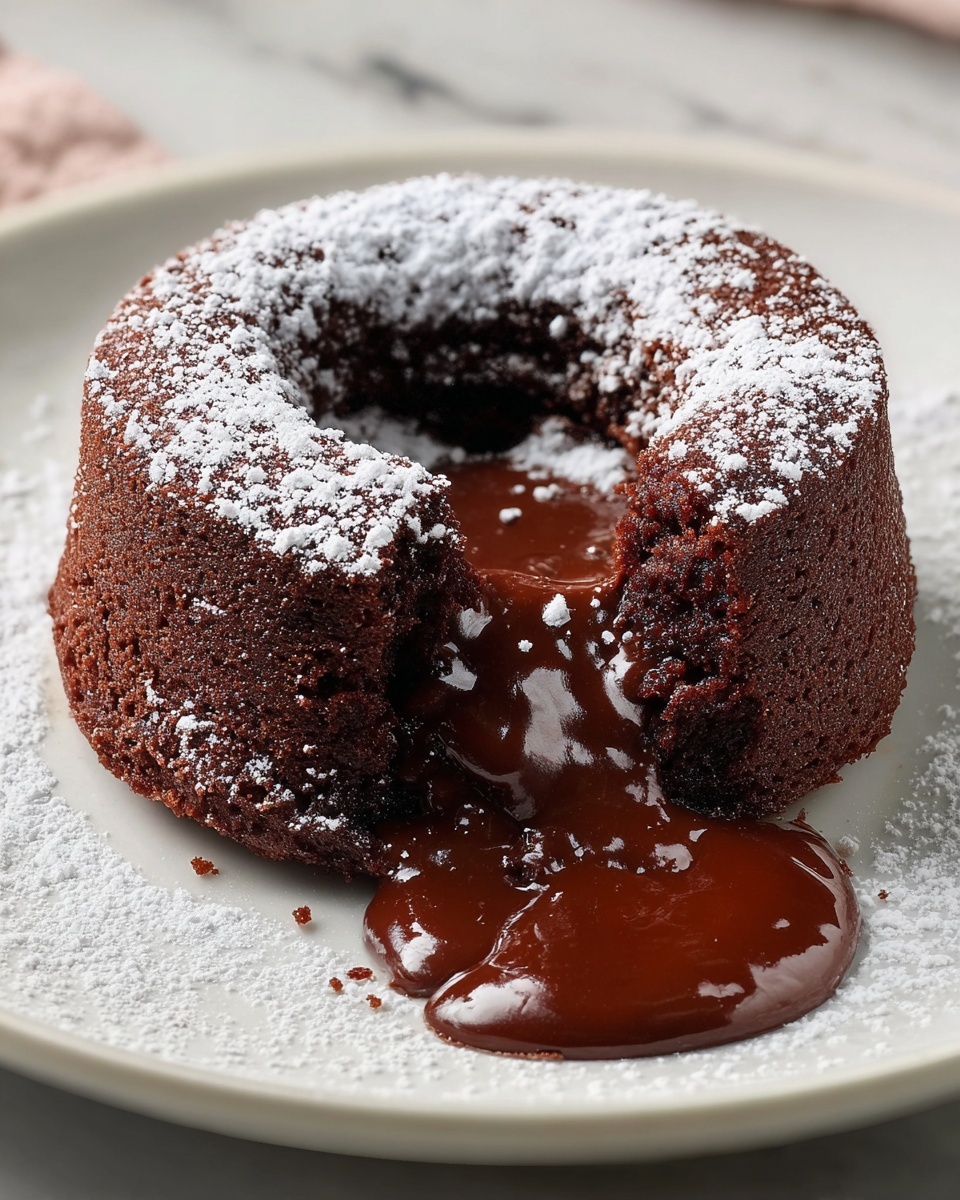 Protein Lava Cake (Gluten Free, Low Sugar) Recipe - Recipe Image
