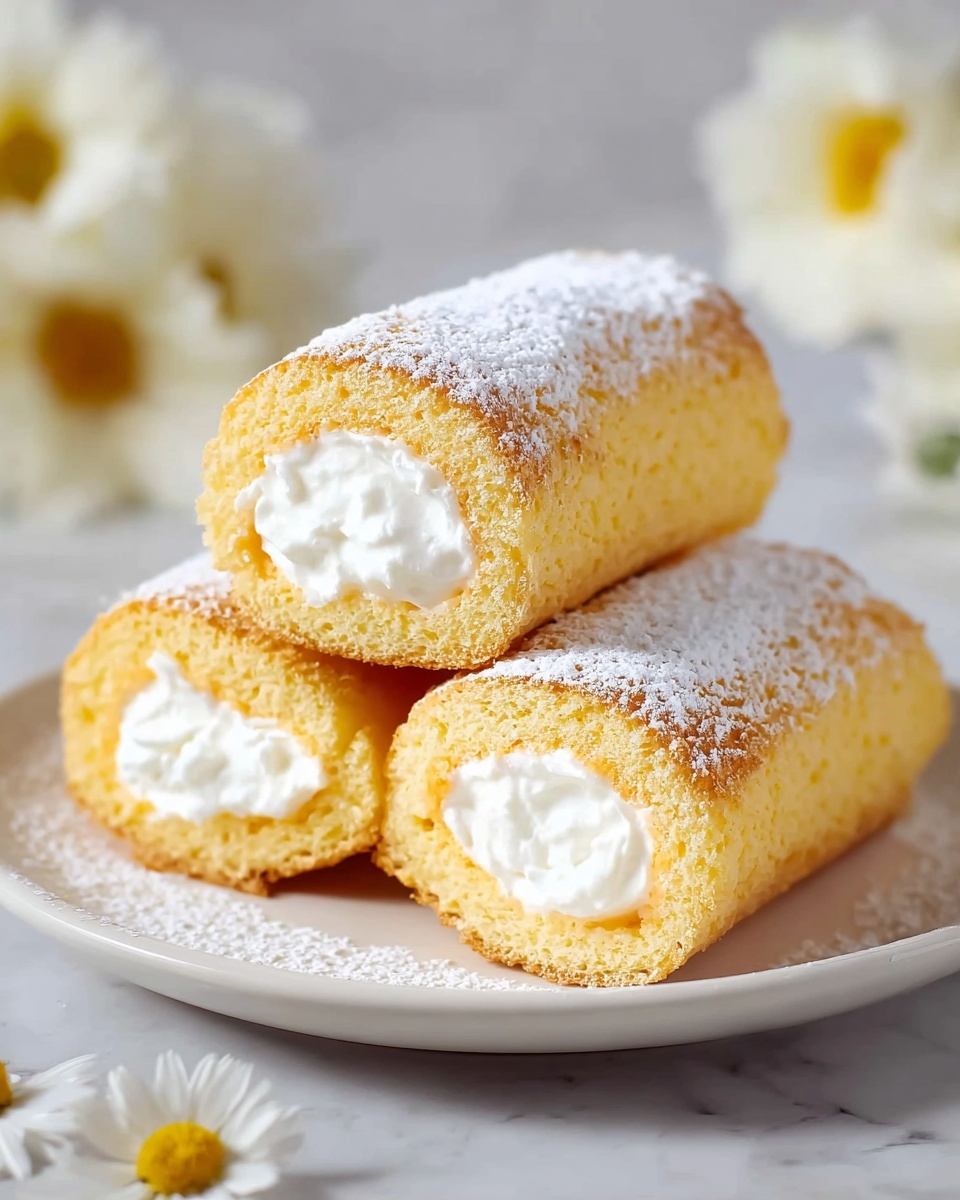 Homemade Twinkies Vanilla Cakes Recipe - Recipe Image