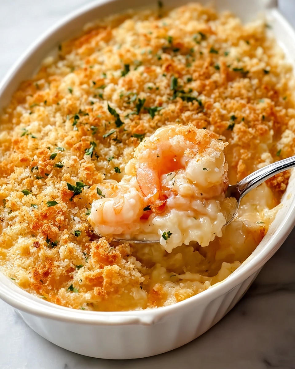 Shrimp and Crab Seafood Casserole Recipe - Recipe Image