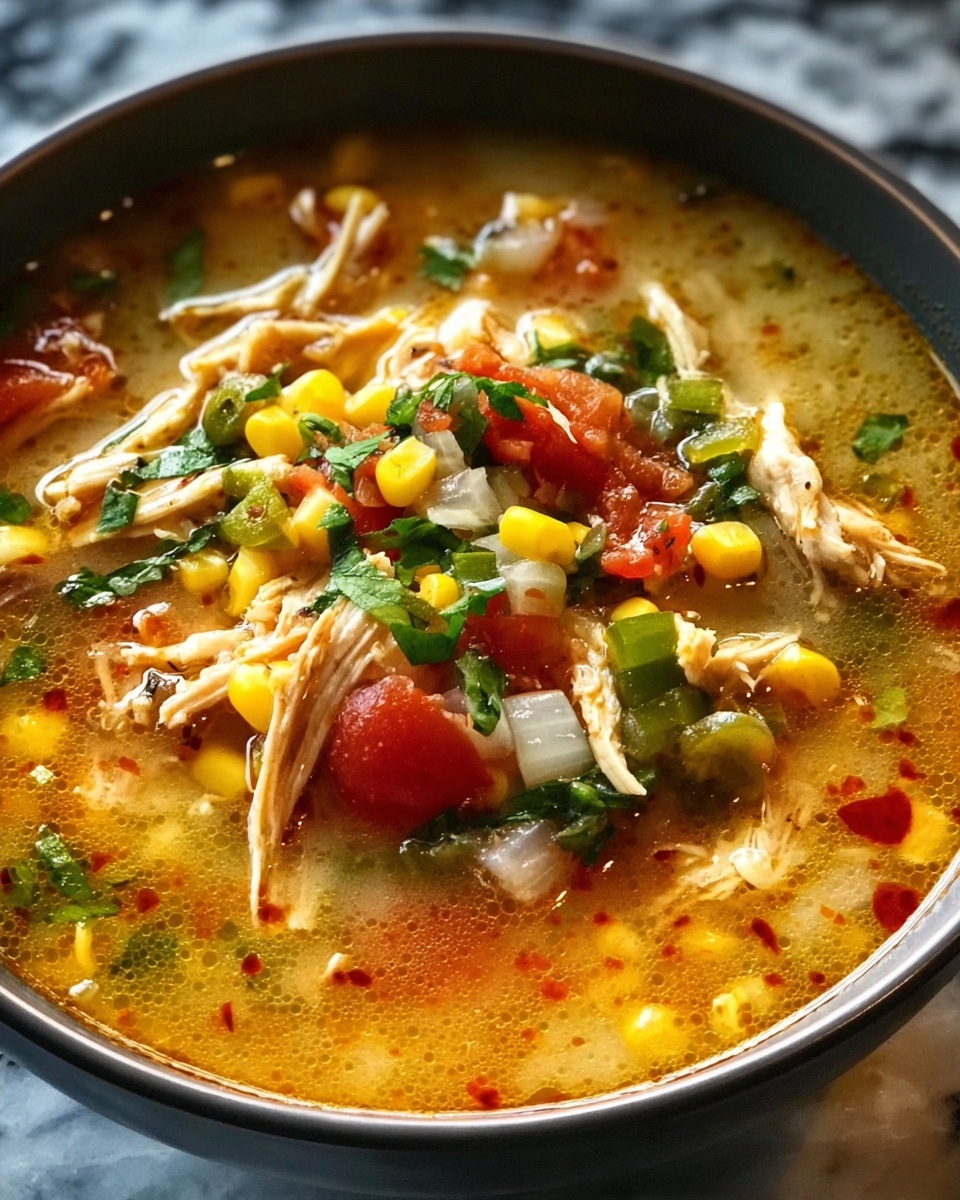 Green Chicken Enchilada Soup Recipe - Recipe Image