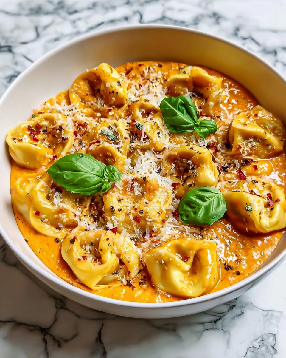 Creamy Spinach Tortellini Chicken Casserole Recipe - Recipe Image