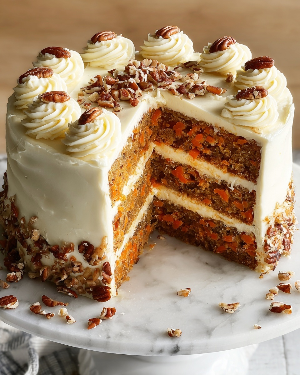 Homemade Moist Carrot Cake Recipe - Recipe Image