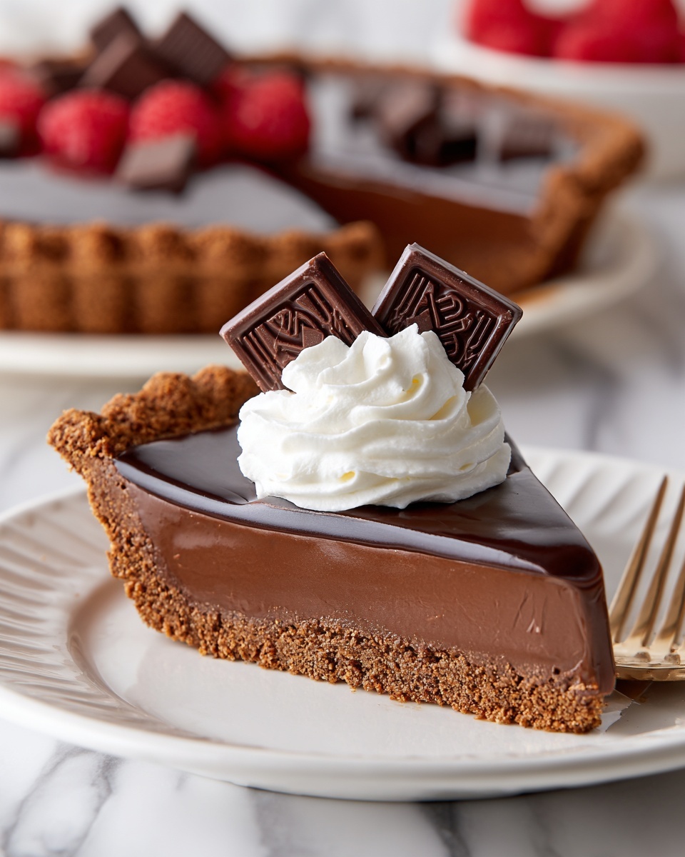 Keto Chocolate Pie Recipe - Recipe Image