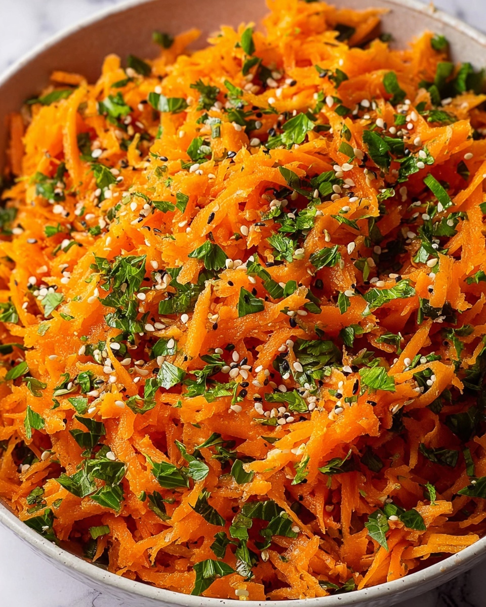 Carrot Salad with Toasted Pine Nuts and Lemon-Mustard Dressing Recipe - Recipe Image