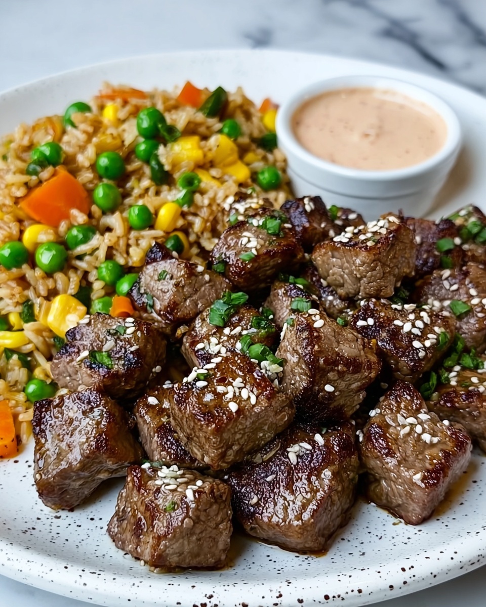 Easy Hibachi Steak with Fried Rice Recipe - Recipe Image