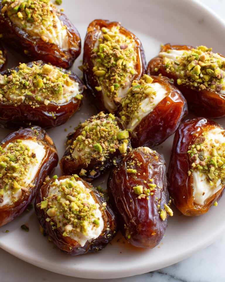Honey Pistachio Ricotta Stuffed Dates Recipe