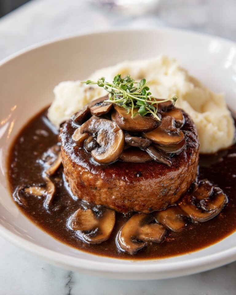 Salisbury Steak with Mushroom Gravy Recipe