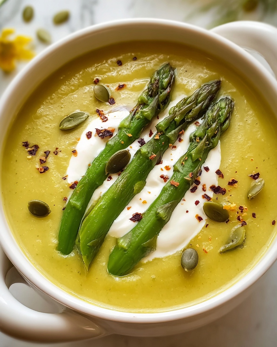 Creamy Asparagus Soup Recipe - Recipe Image