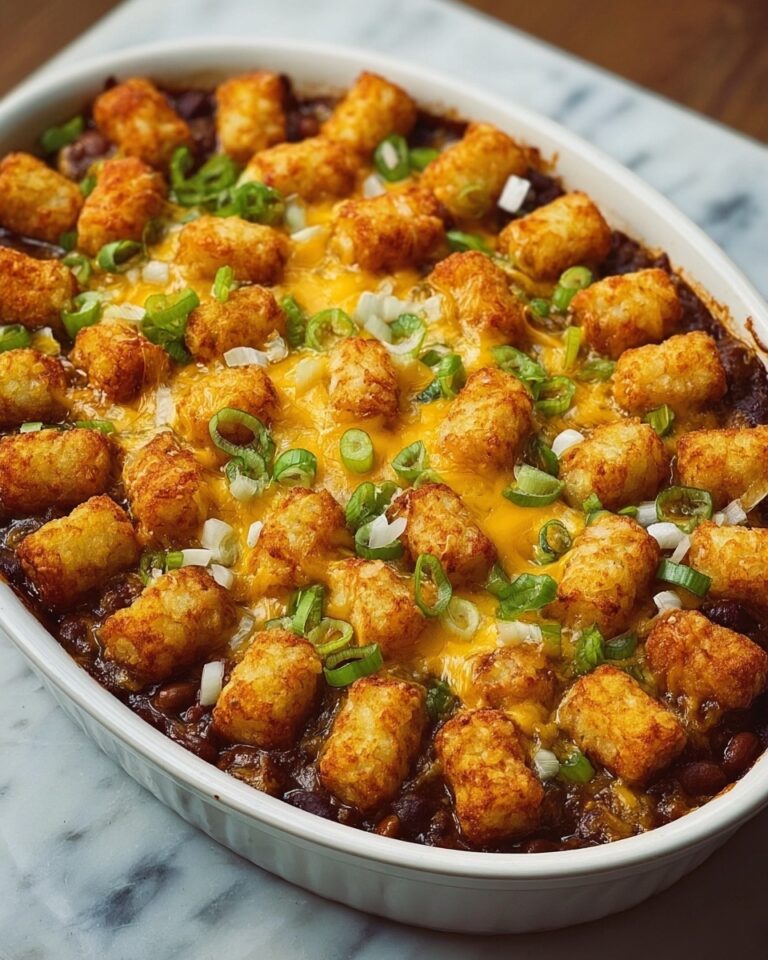 Crispy Tot Chili Casserole Recipe